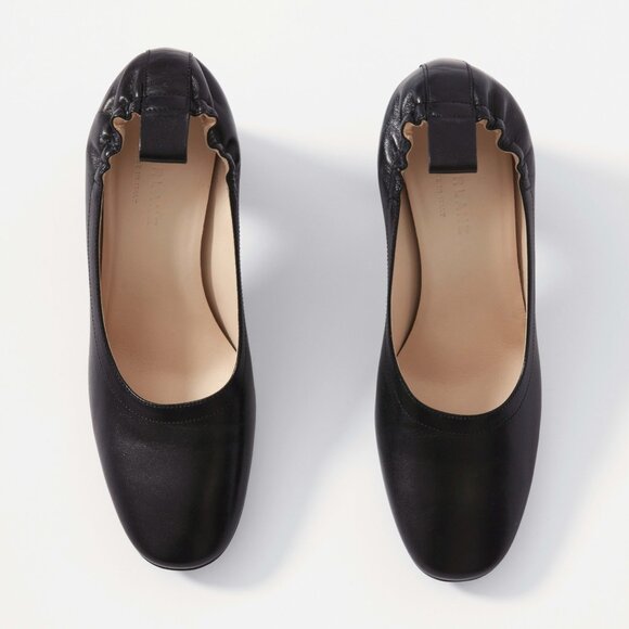 Everlane Day High Heel Stacked, Black, 6 1/2 - Picture 3 of 7